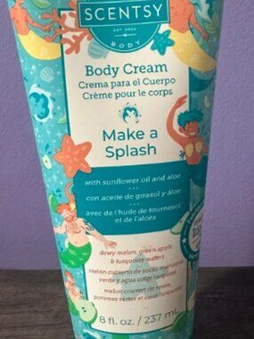 New Scentsy body cream Make a splash